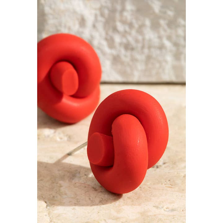 Urbanista Outlet - Wholesale Stud/Post Earrings - Clay Twisted Knot Earrings7