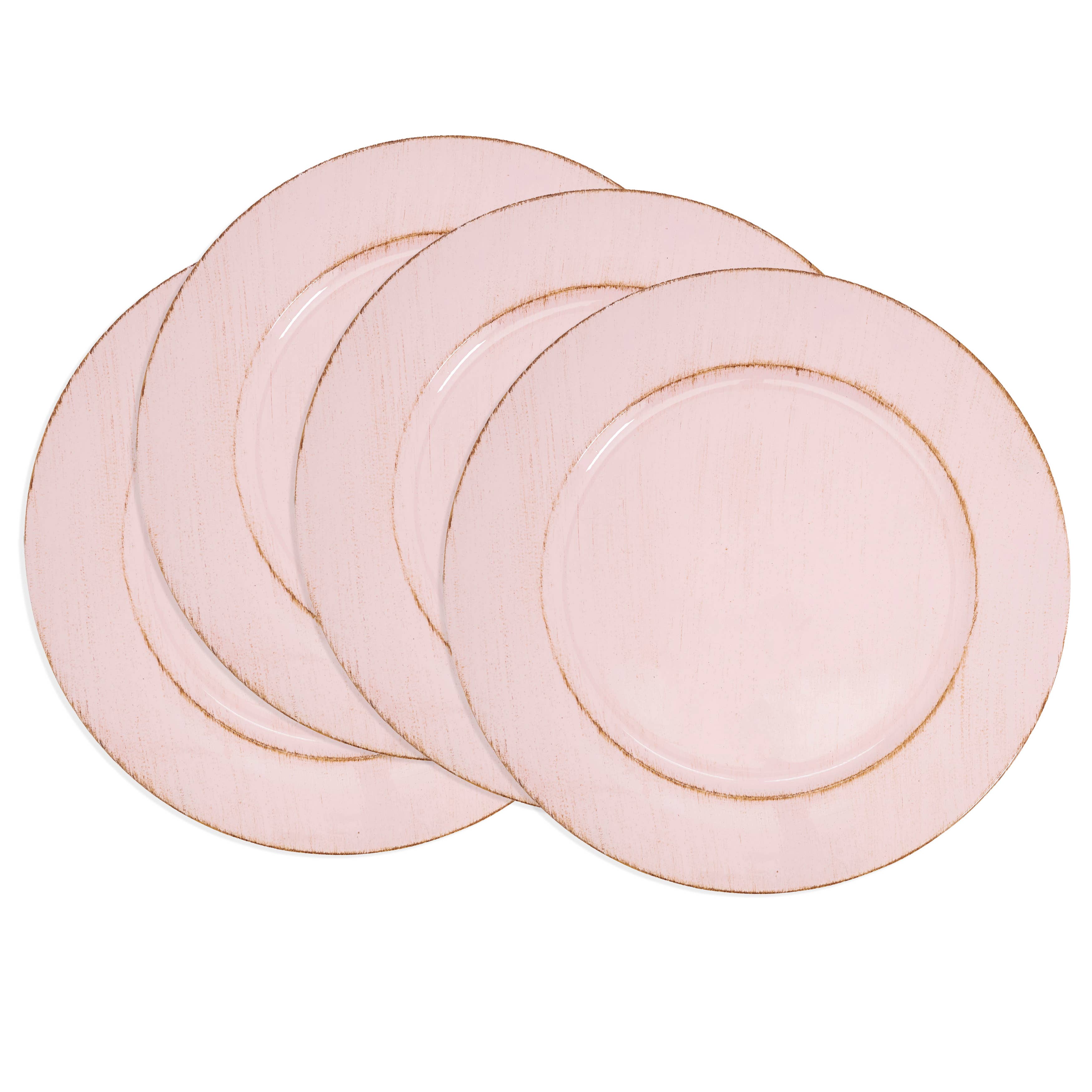 Saro Lifestyle - Wholesale Charger Plate - Vintage-Inspired Distressed Charger Plate11