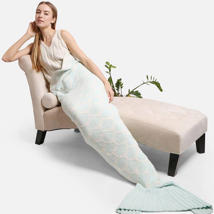 Fashion City - Wholesale Throw Blanket - Luxury Super Soft Mermaid Tail Blanket6
