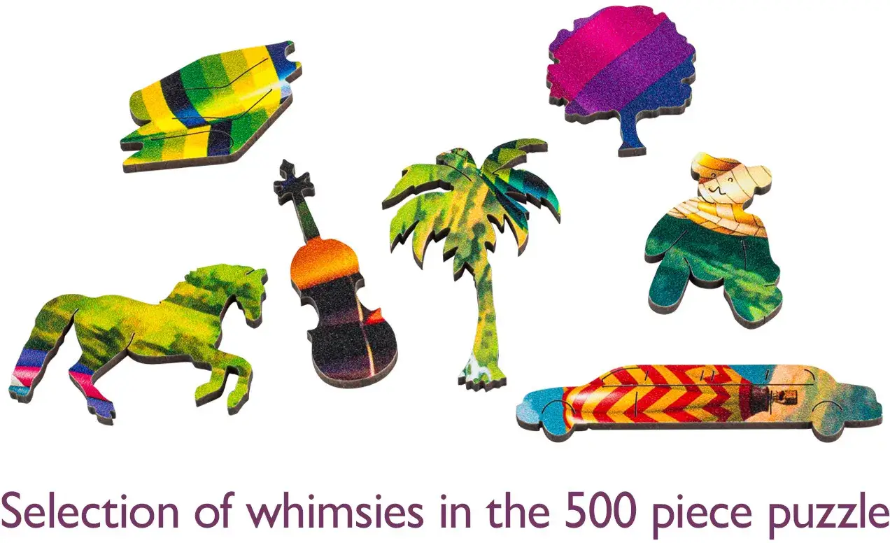 Wentworth Puzzles – wholesale Puzzle – Adult – Sky Roads Wooden Puzzle with Hot Air Balloons4