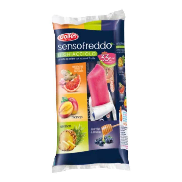 Dolfin Sensofreddo Popsicle with Fruit Juice - 10x42 ml for wholesale by Made in eatalia