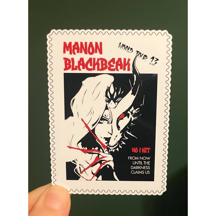 Treasured Tropes Paper Co - Wholesale Sticker - Officially Licensed Manon Blackbeak Sticker Throne of Glass