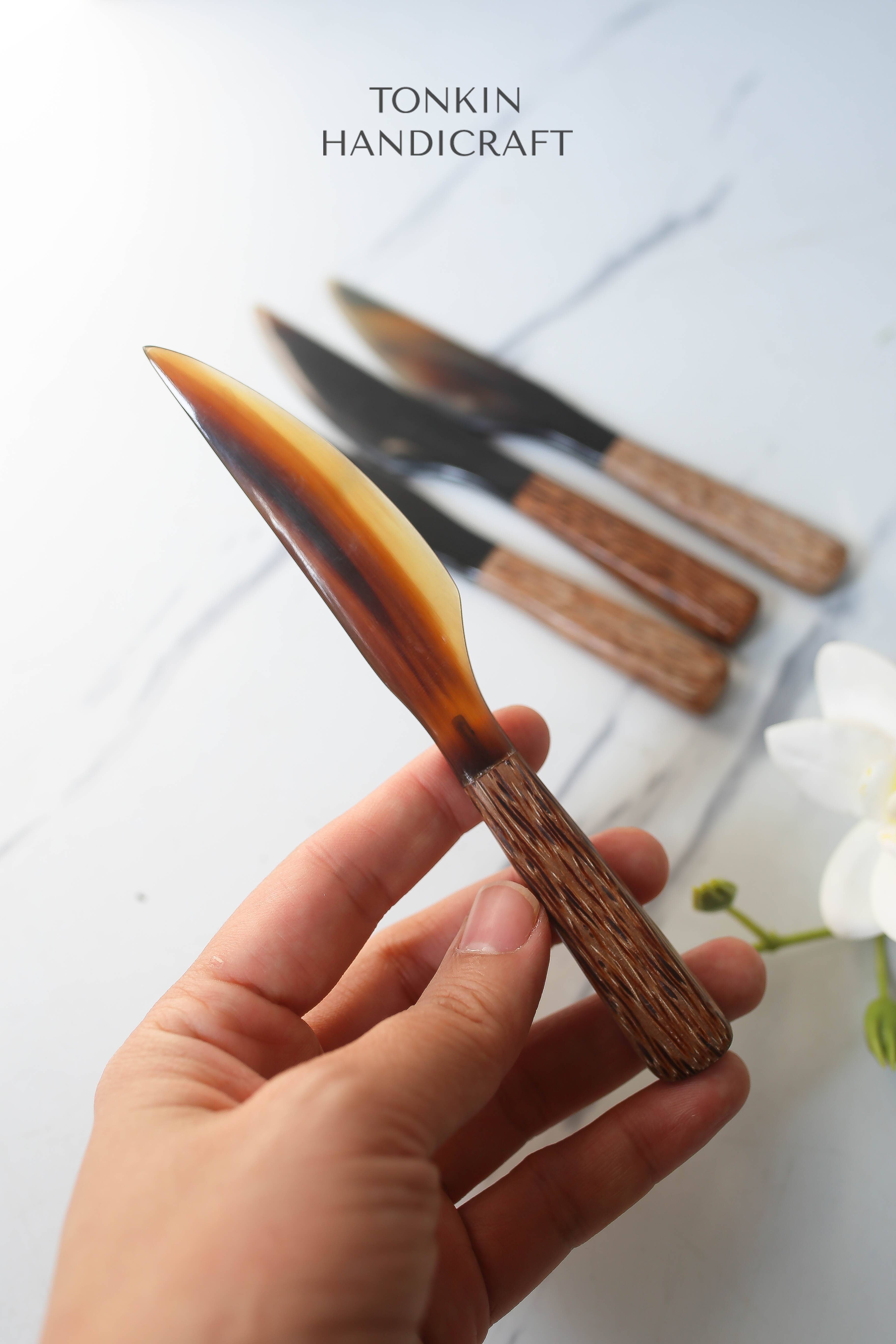 Tonkin Handicraft - Wholesale Cheese Spreader - Horn Butter Spreader 34