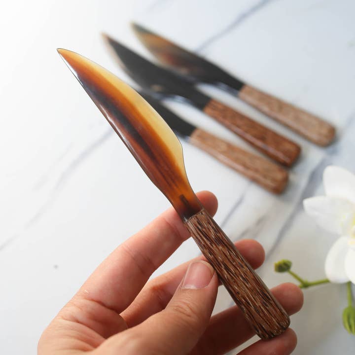 Tonkin Handicraft - Wholesale Cheese Spreader - Horn Butter Spreader 34