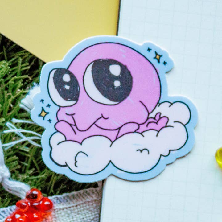 anniyell - Wholesale Sticker - Sticker met gestanste cloud grog0