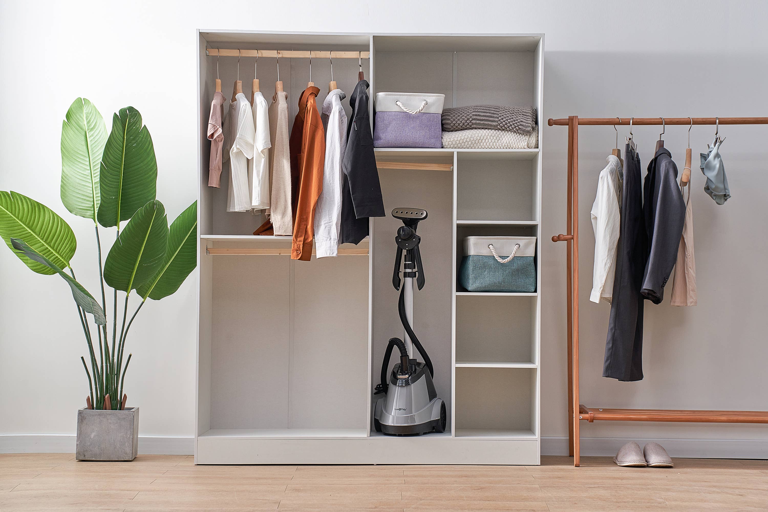 True & Tidy - Vente Défroisseur à vapeur pour vêtements - Défroisseur à vapeur professionnel pour vêtements avec 3 sachets de détartrant11