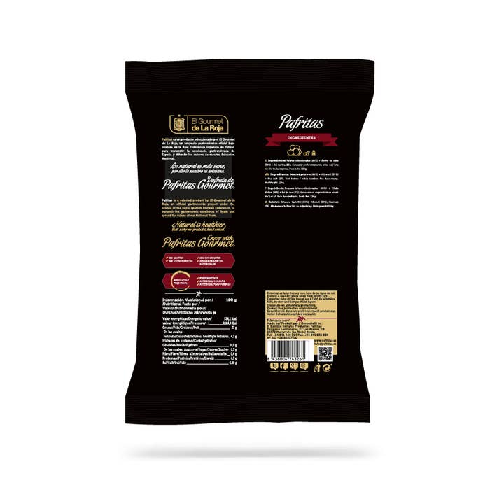 Productos Pafritas SL - Wholesale Chips - Spaanse voetbal Team Chips 120 grs