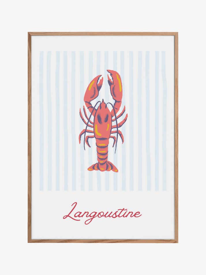 Vibrant Illustration Of A Langoustine for wholesale by Pictufy Wholesale