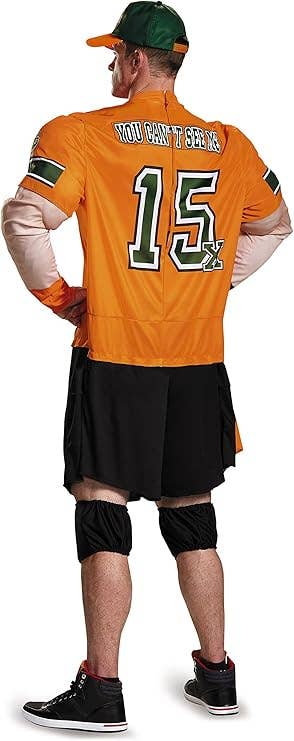 Infinite Basics - Vendita all'ingrosso Costume di carnevale - Uomo - Costume da uomo Disguise WWE John Cena Muscle, 2XL1