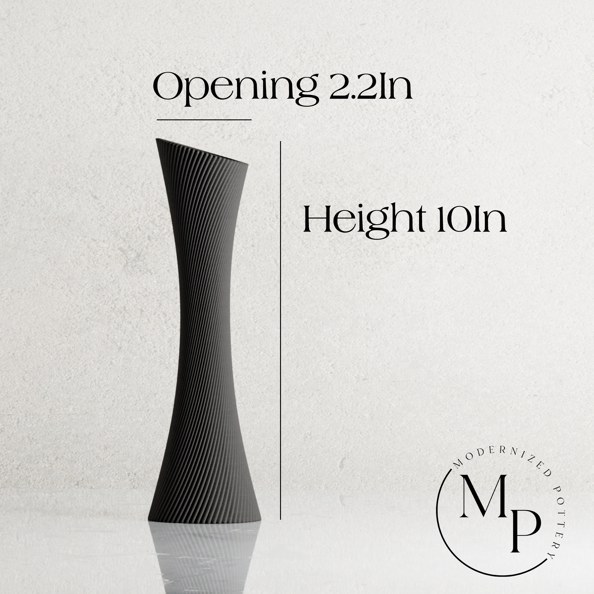 Modernized Pottery - Vente Vases - Vase SPIRAL ROSE | Modernized Pottery1