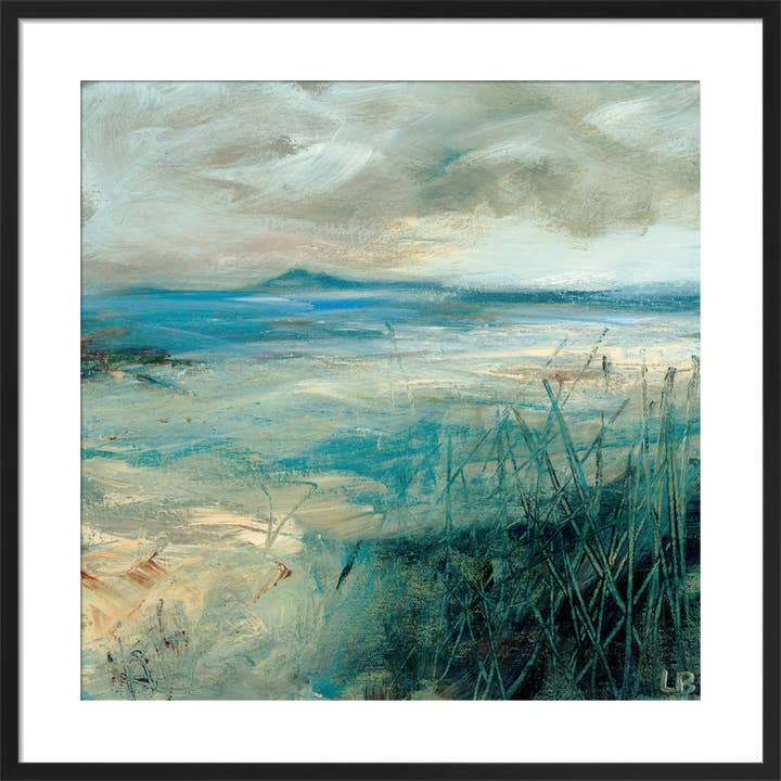 Seagrass Framed Art Print by Lesley Birch for wholesale by The Art Guys