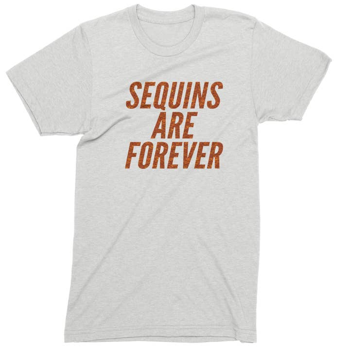 Sequins Are Forever Retro Glam Mens T-shirt for wholesale by Expression Tees