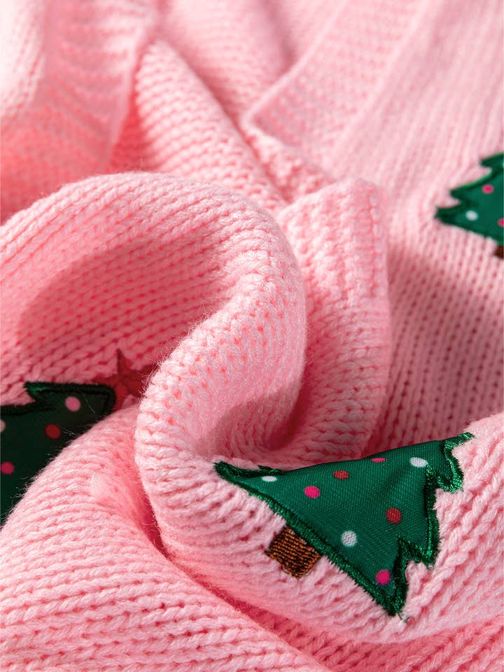 LALA LOO - Wholesale Cardigan - Women's - LALALOO Holiday Embroidered Open Front Midi Cardigan18