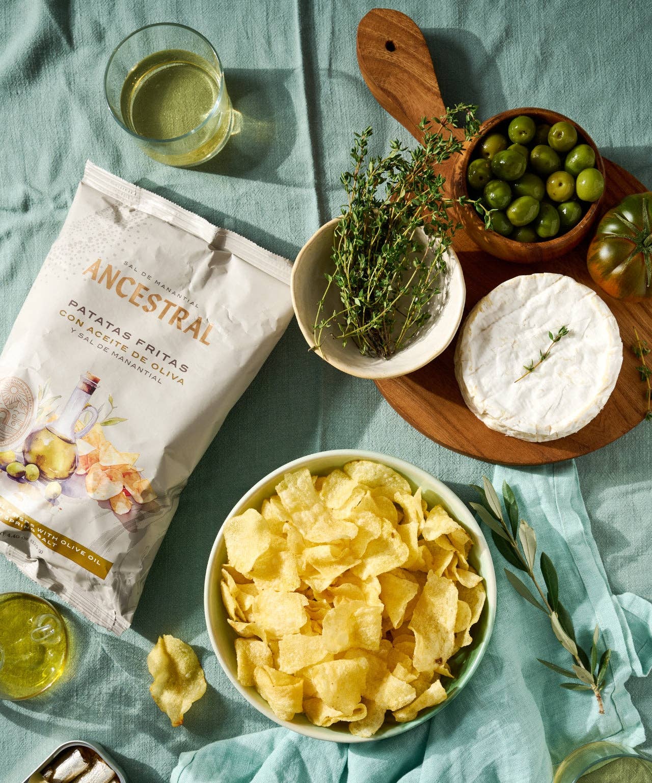 Sal de manantial Ancestral - Vente Chips - Chips de Pommes de Terre à l'Huile d'Olive 100% et Sel de Source1