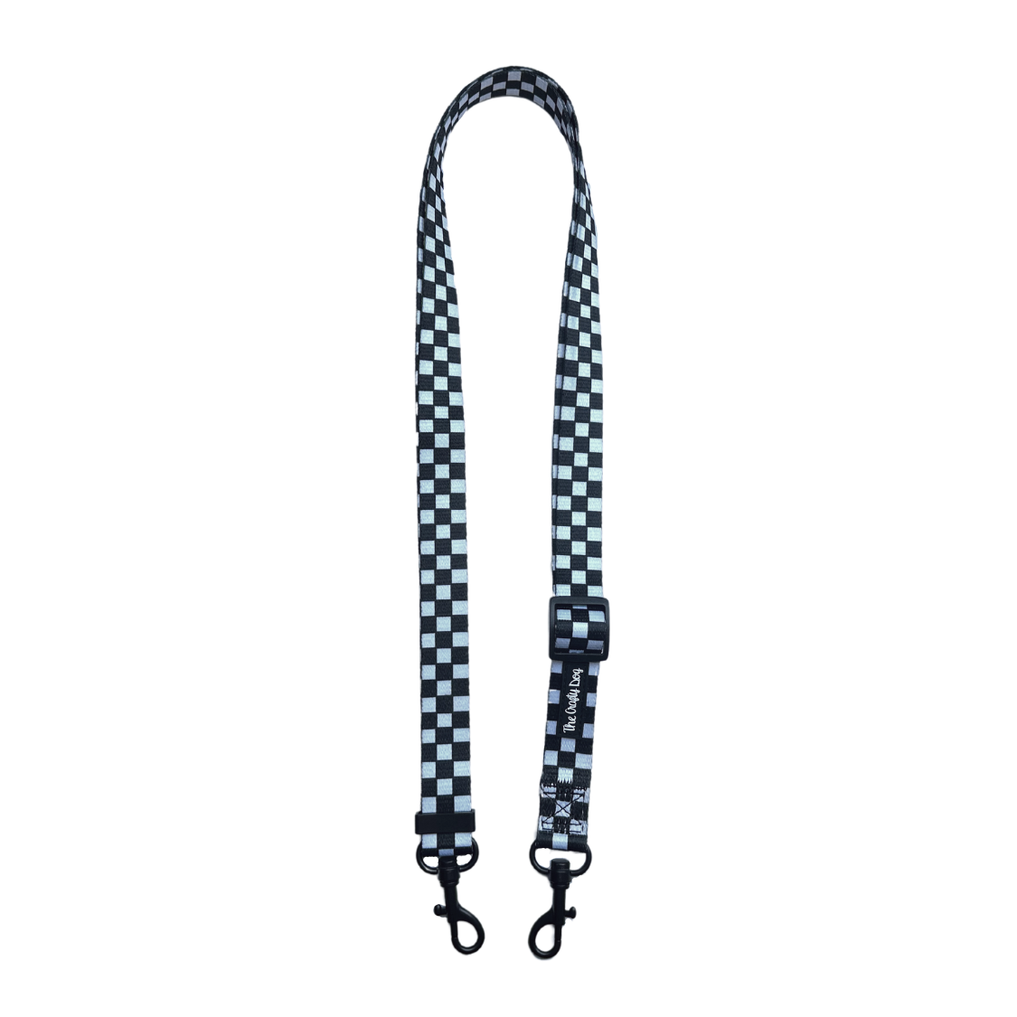 The Crafty Dog Co - Wholesale Bag Strap - Unisex - PAWmula 1 Bag Strap - Formula 1 Checkered Monochrome F10