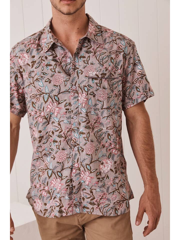 Men's Shirt - Lavender for wholesale on Faire4