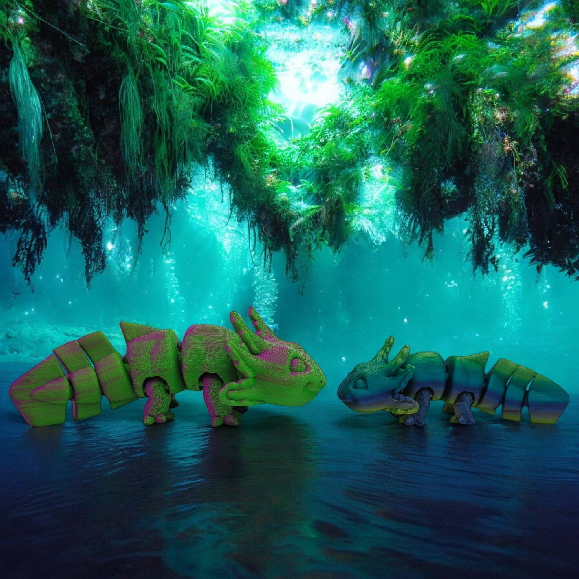 Fantasy Pets - Wholesale Decorative Figurine - Waddle Axolotl1