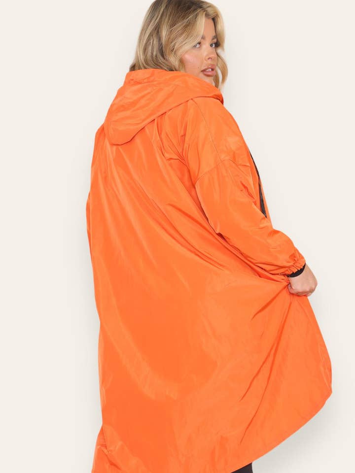 Miss Bold - Wholesale Raincoat - Women's - Oversized Hooded Rain Mac41