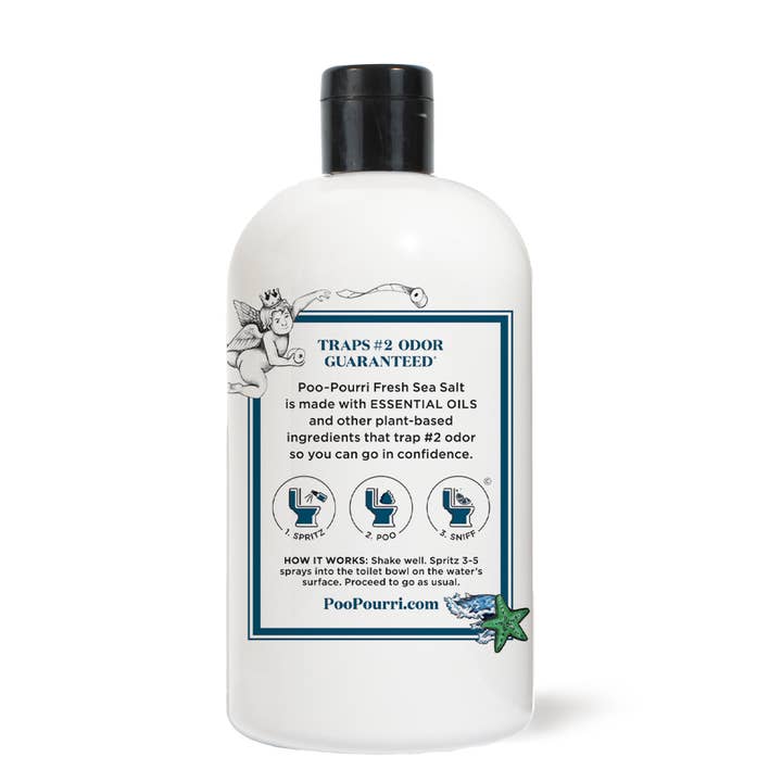 ~Pourri - Wholesale Toilet Spray - Poo~Pourri Fresh Sea Salt Refill Size Bottle 16oz1