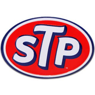 STP Logo Embossed Metal Magnet for wholesale by Open Road Brands, LLC
