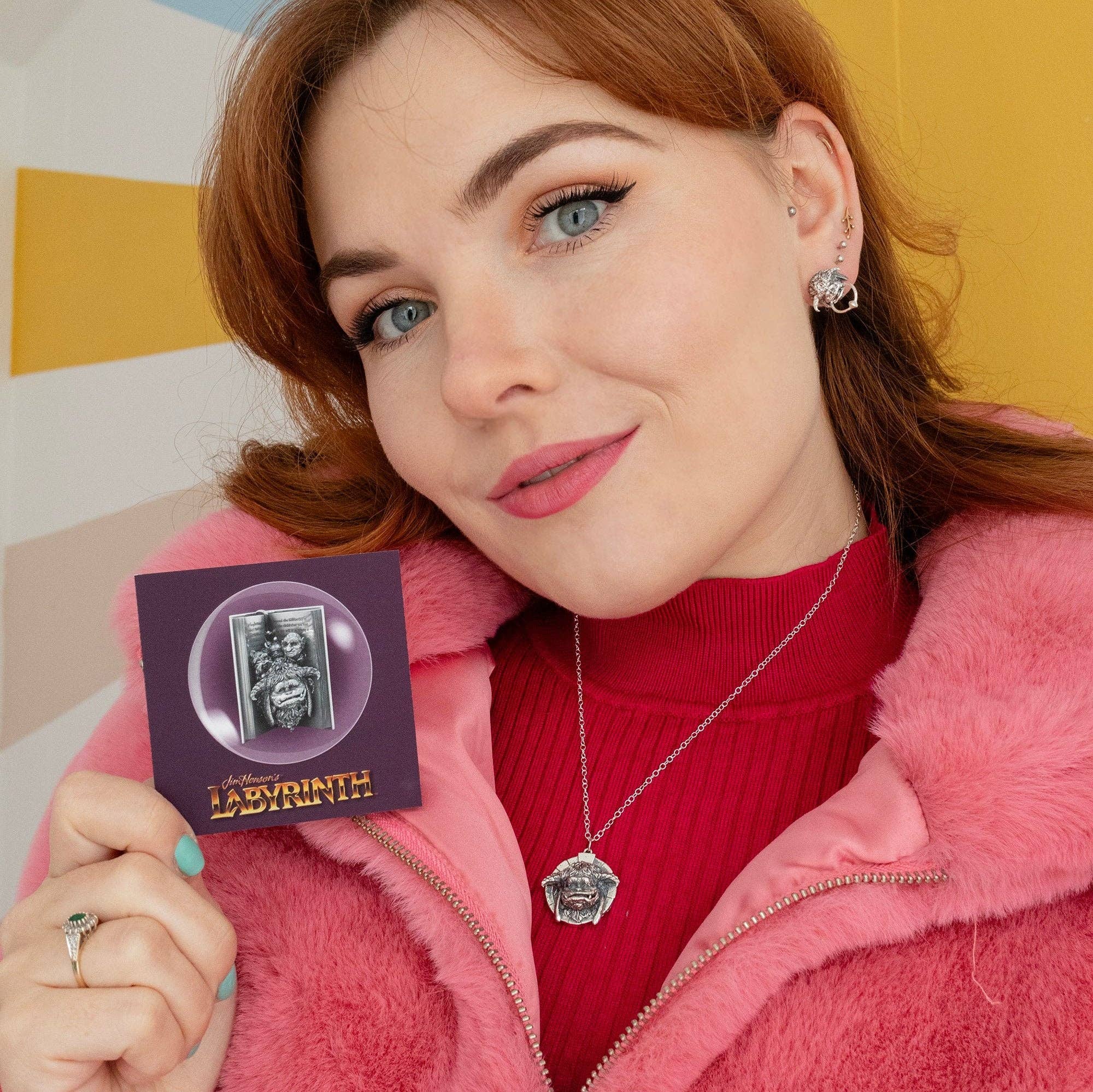 LICENSED TO CHARM - Vendita all'ingrosso Collana con ciondolo/pendaglio - Collana Ludo del film Labyrinth1