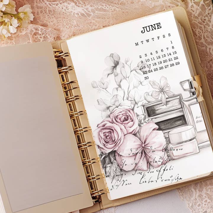 PLANNER DASHBOARD | MONTHLY CALENDAR 2025 for wholesale by Paperlane Planners Co