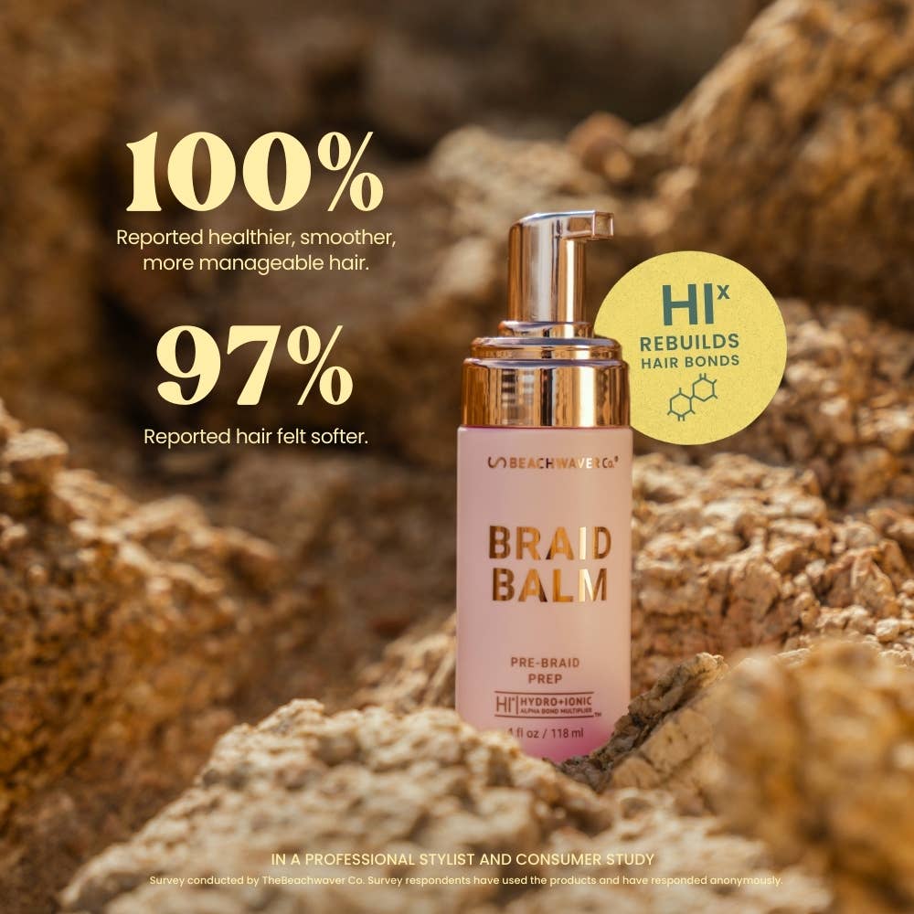 The Beachwaver Co. - Wholesale Hair Styling Gel/Mousse - Braid Balm Pre-Braid Prep 6