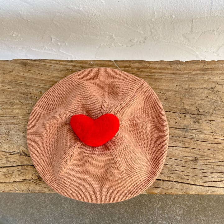 MyKids-USA® - Wholesale Newborn/Knit Hat - Baby - Baby Solid Color Heart Patched Design Knitted Hat10