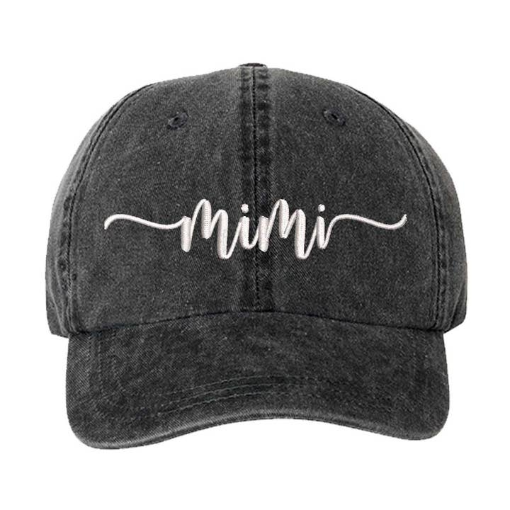 Mimi Grandma Washed Baseball Hat for wholesale by DSY Lifestyle