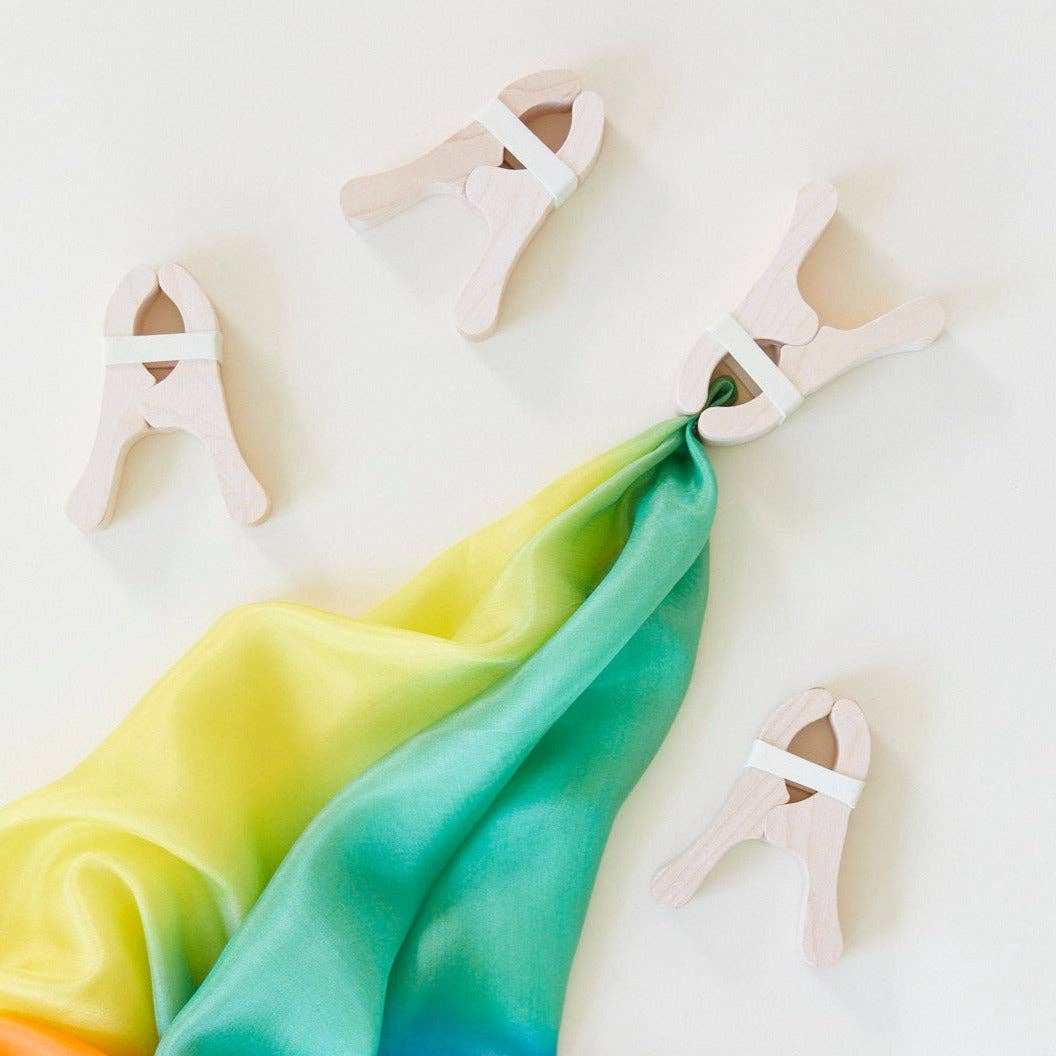 Sarah’s Silks - Wholesale Wood Toy - Kids - Playclips Set of 45