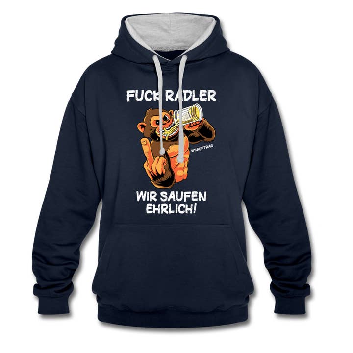 “Fuckradler” hoodie for wholesale by Sauftrag