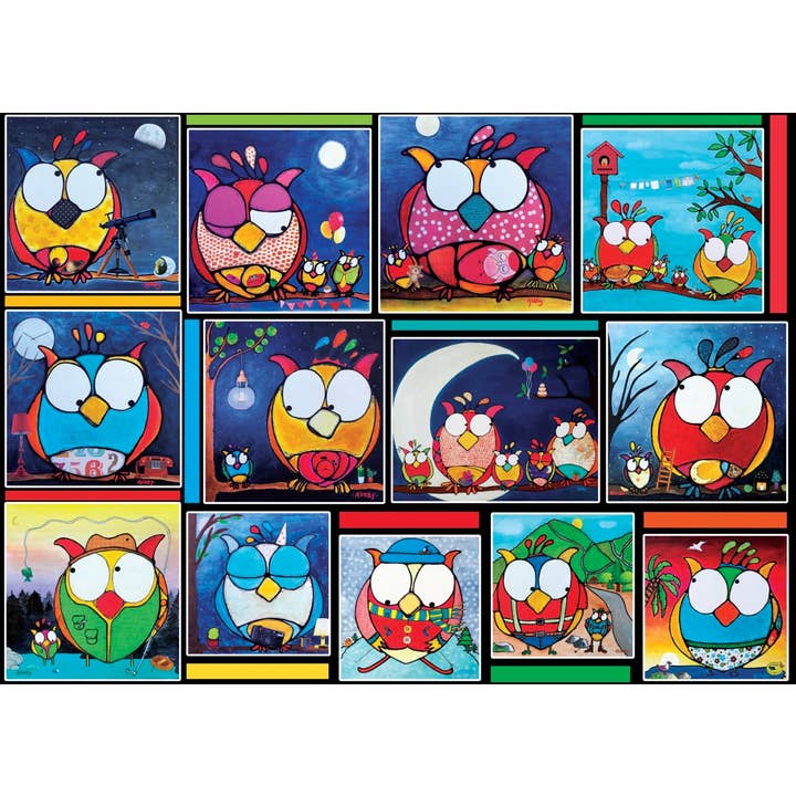Jigsaw Puzzle - TO EACH THEIR OWL for wholesale by JaCaRou Puzzles Inc.