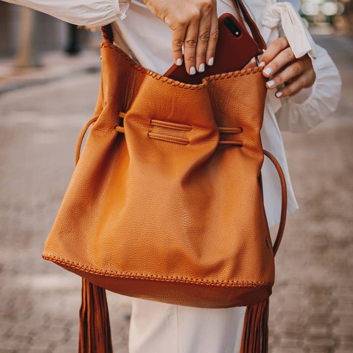 Leather All Day bag for wholesale by Ciel