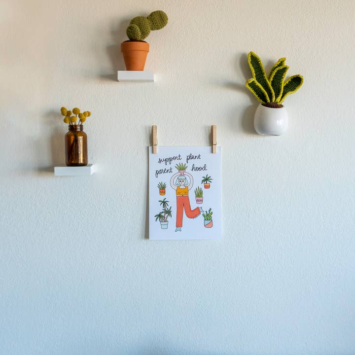 The Peach Fuzz - Wholesale Art Print - Plant Parenthood Print