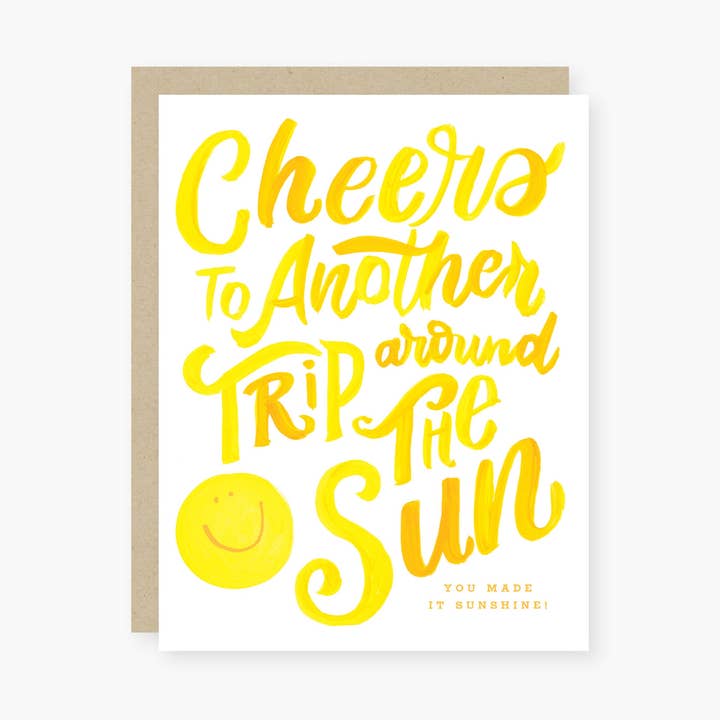 trip around the sun birthday card for wholesale by 2021 Co.