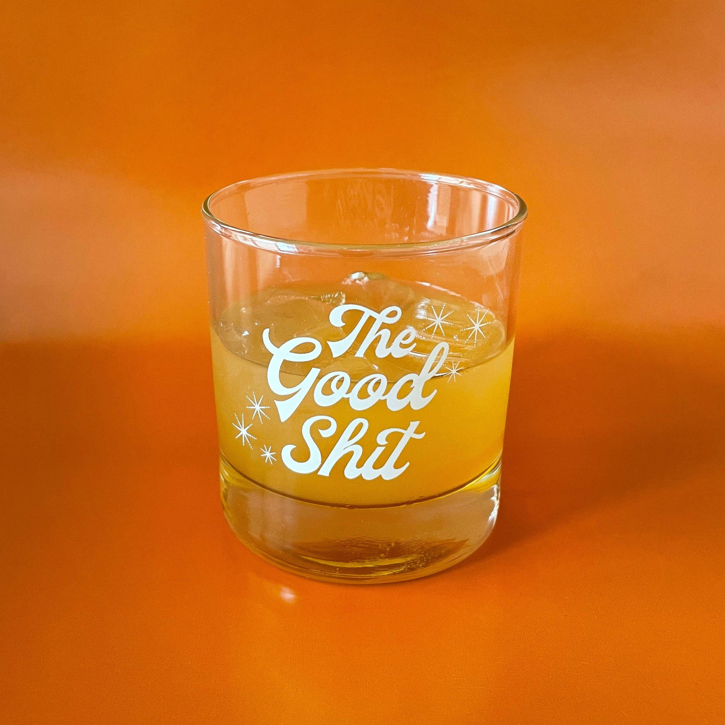 Sunshine Studios - Vente Verres à cocktail/alcool - Verre à whisky « The Good Shit »2