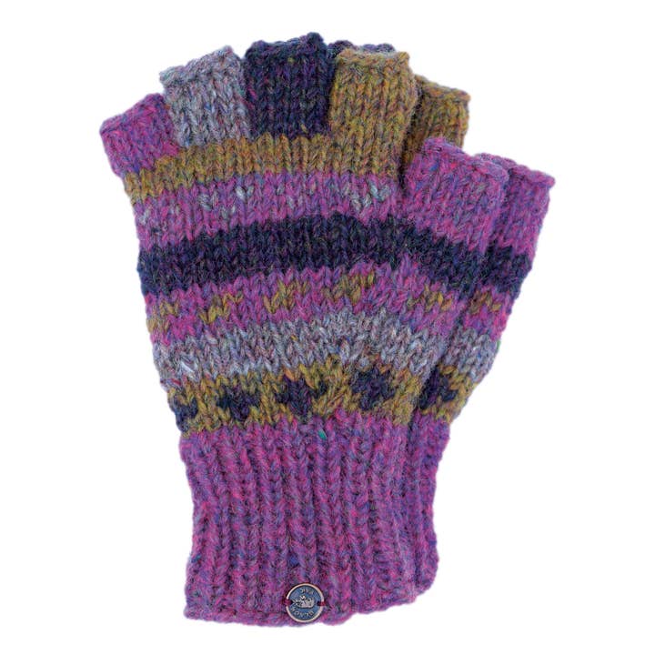 Black Yak Ltd - Venta al por mayor Guantes - Unisex - Guantes sin Dedos - Pura Lana - Comercio Justo
