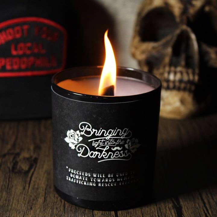'Stache Salt - Wholesale Jar/Filled Candle - Tobacco & Frankisence Candle