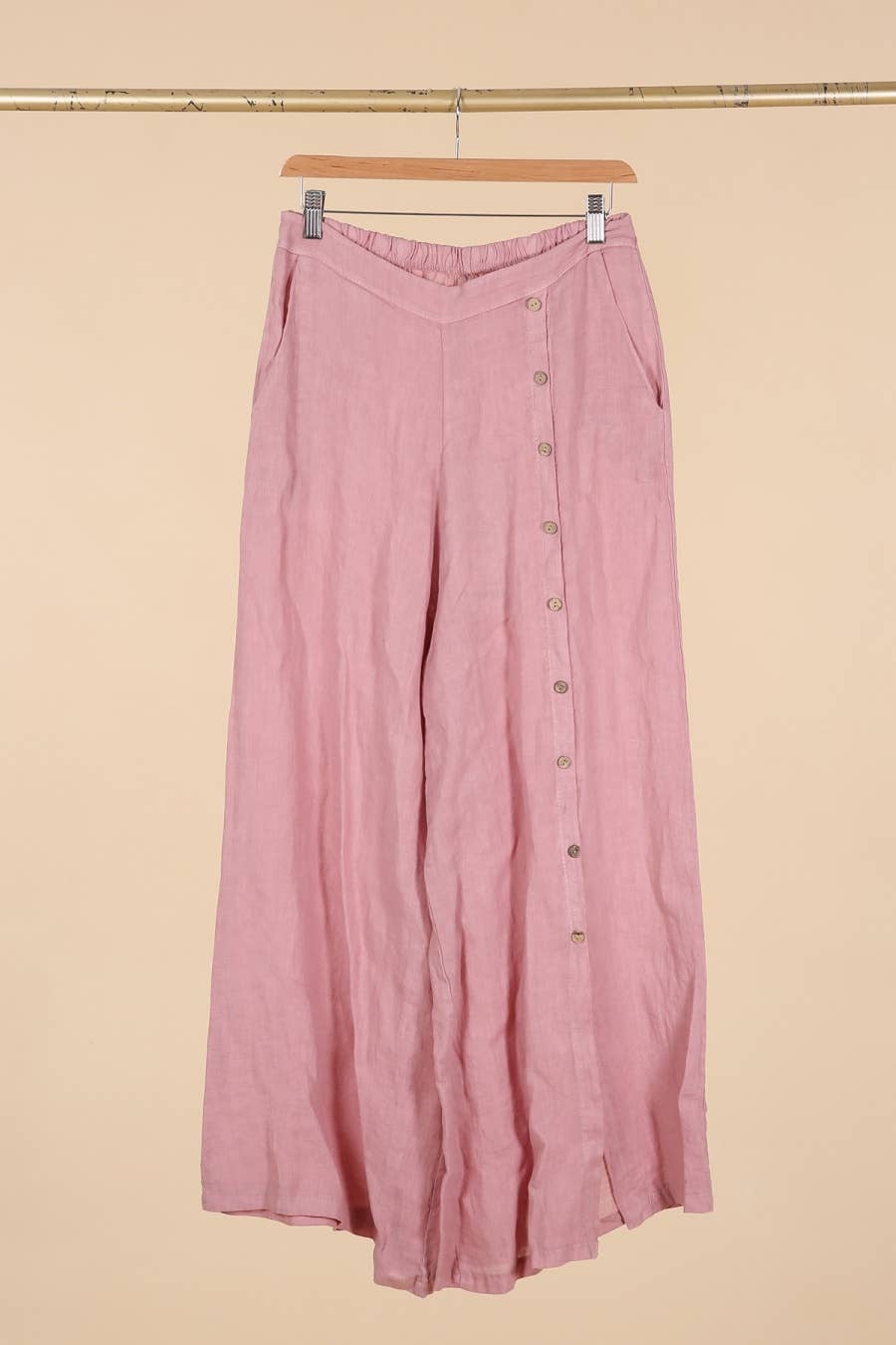 la maison des fibres naturelles – Engroshandel Bukser - Dame – Knapbukser med lige ben 9320 100%LIN6