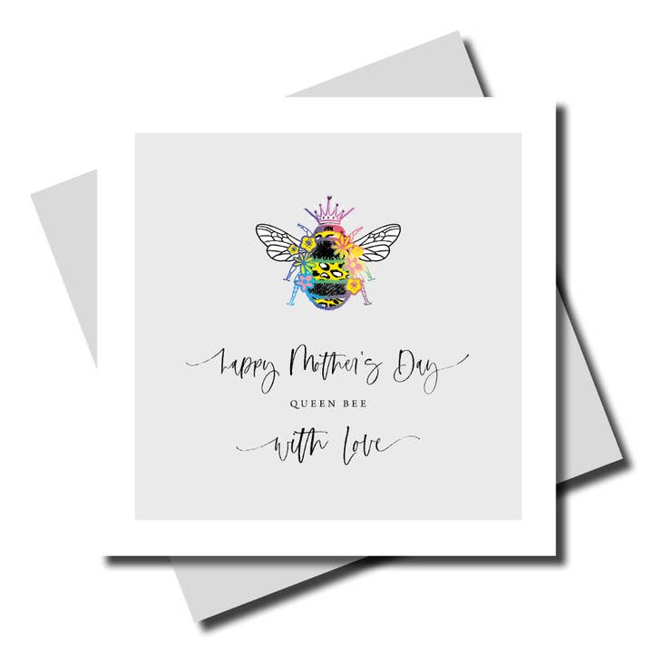 Fläckig Drottningbi Morsdagskort för wholesale av Marina B