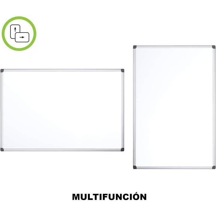 MEDEL OFFICE - Wholesale Whiteboard/Dry-Erase Board - Lacquered White Magnetic Board with Aluminium Frame 45x30 cm