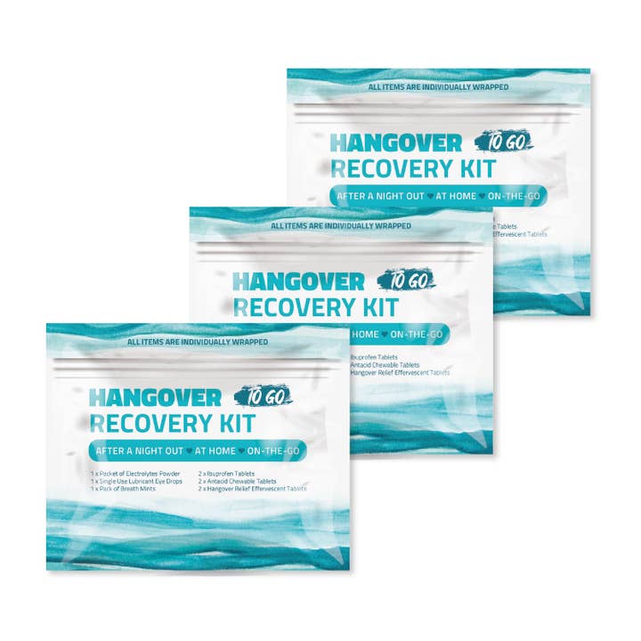 Kit U Safe - Wholesale First Aid Kit - Blue Hangover Kits6