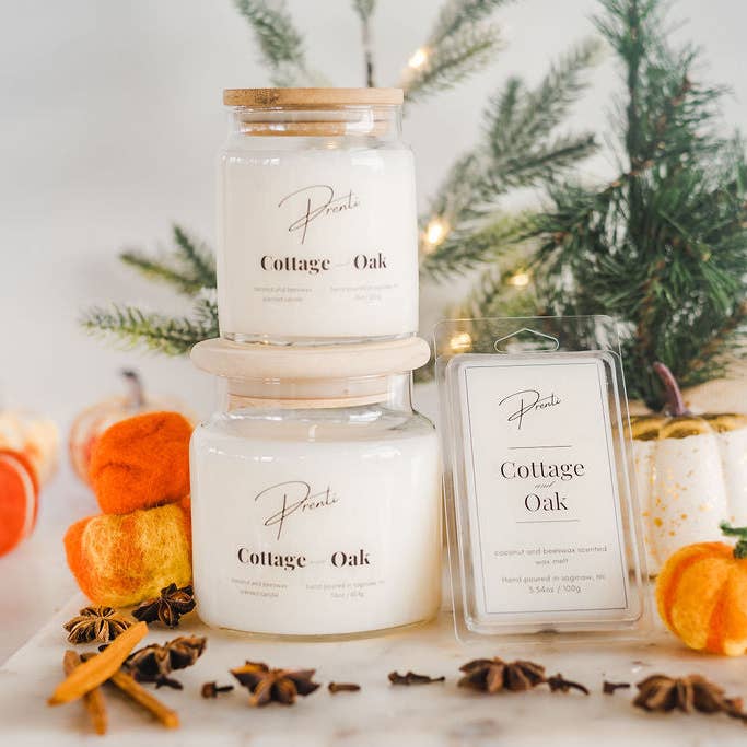 Prenti - Luxury, Non-Toxic Home Fragrance - Wholesale Wax Melt - Cottage and Oak Wax Melt1