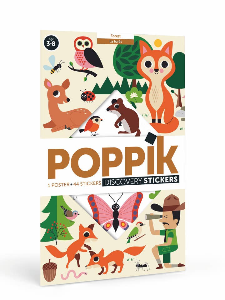 Forest Discovery klistermærker 3+ for engroshandel hos POPPIK