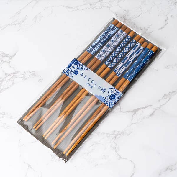 Urban Tokyo – wholesale Chopsticks – 5 Piece Japanese Chopsticks Set JP