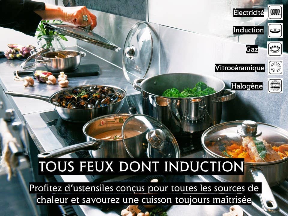 Cuivres de France-Baumalu - Wholesale Cooking Pot - Mini Dutch Oven 10 X 6.5cm Stainless Steel Look3