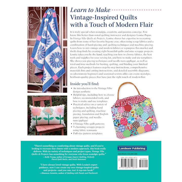 Fox Chapel Publishing – wholesale Hantverk, hobbyer och gör-det-själv – Vintage Vibe täcken och projekt - klassiska mönster 1