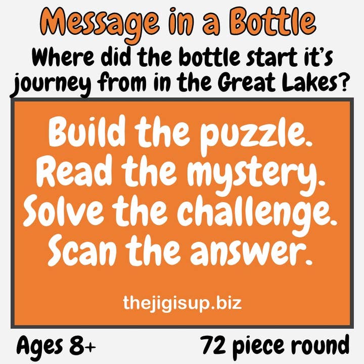 Message dans une bouteille pour la vente par The Jig Is Up