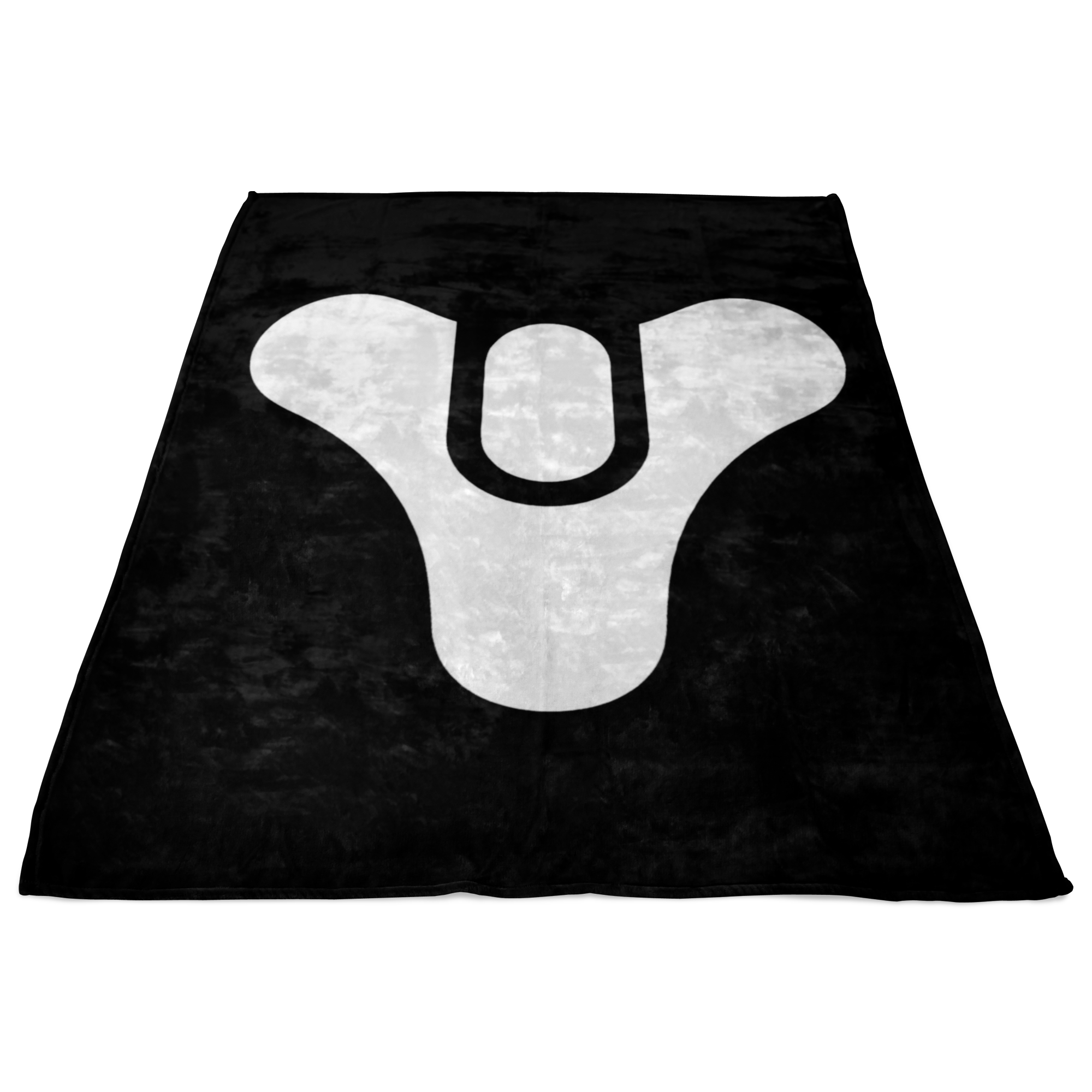 Caliberry Home Goods - Wholesale Throw Blanket - Destiny Tricorn Logo Ultra Soft Black Fleece Throw Blanket for Destiny 1 and 2 Players2