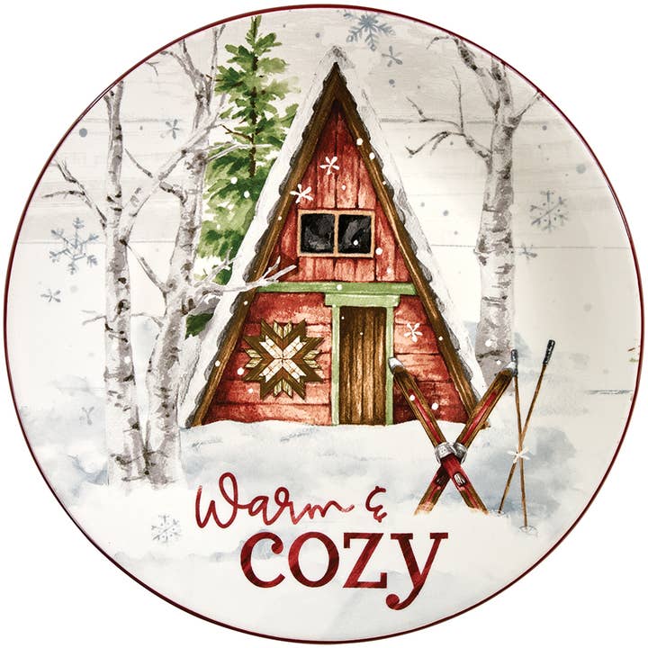 Sneeuwvlok Lodge Saladebord voor wholesale door Park Designs